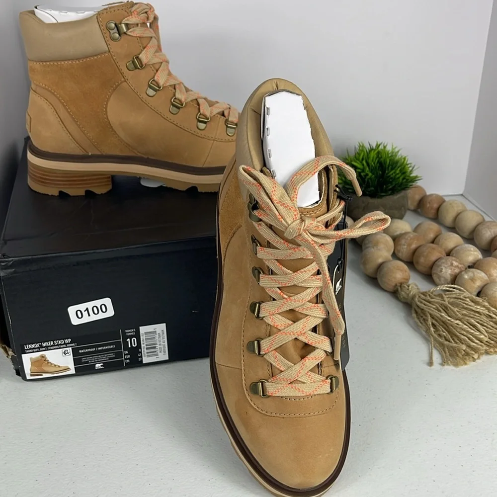 SOREL Lennox - Women's Waterproof Boots Sz 10 Color Tawny Buff